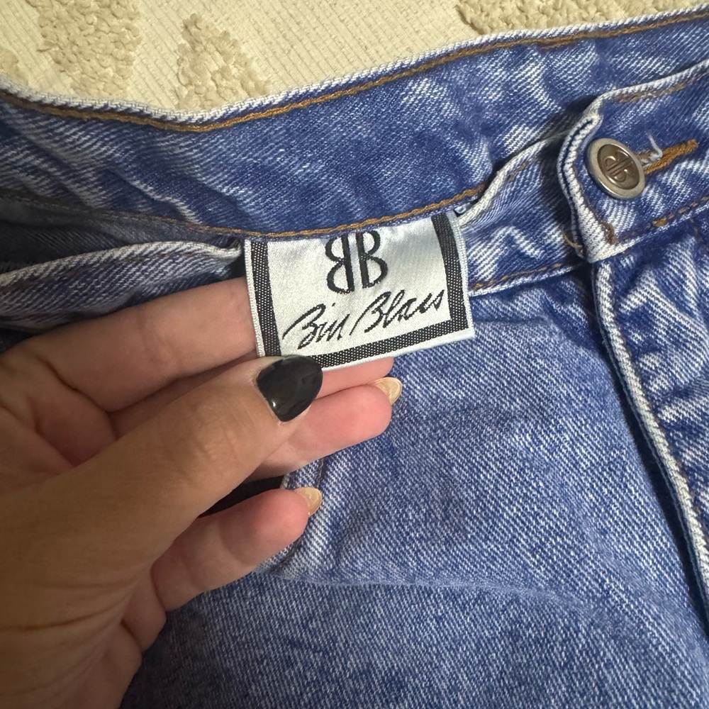 Vintage Bill Blass Mom Denim Jean Shorts